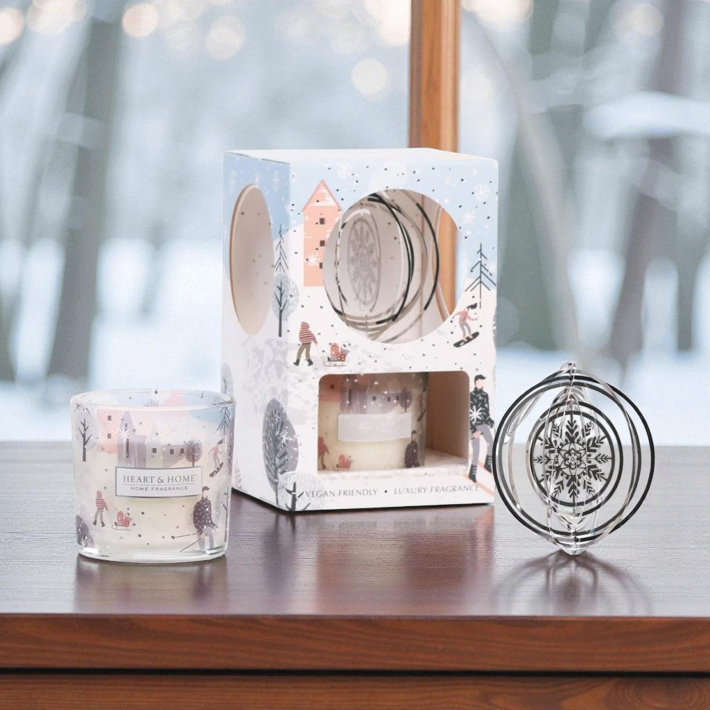 Snowflake Sparkle Carousel Set