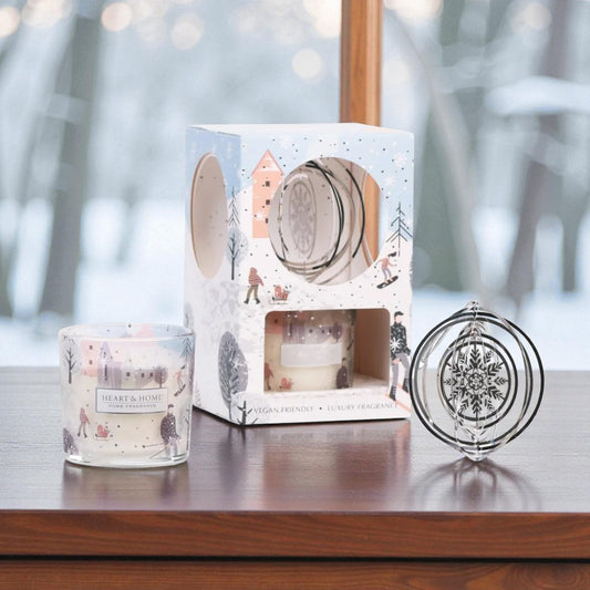 Snowflake Sparkle Carousel Set